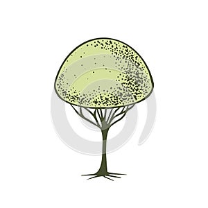 Topiary pictogram vector sketch shearing plants icon 14