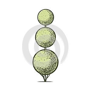 Topiary pictogram vector sketch shearing plants icon 2