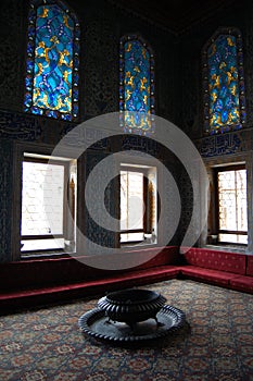 View of the Topkapi Palace, in Istanbul Turkey. Harem photo