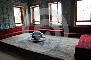 View of the Topkapi Palace, in Istanbul Turkey. Harem photo