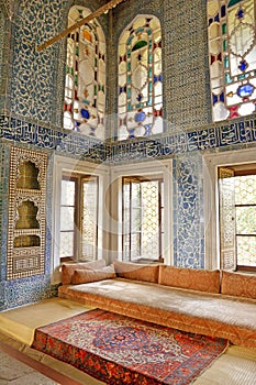 Topkapi Palace Interior, Istanbul, Turkey