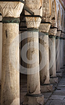 Topkapi palace pillars