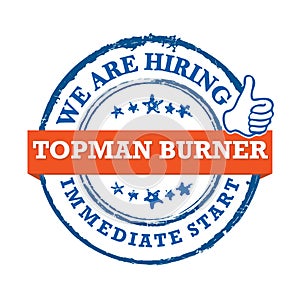 Topman burner wanted - printable labled