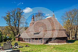 Topola - gréckokatolícky drevený kostol