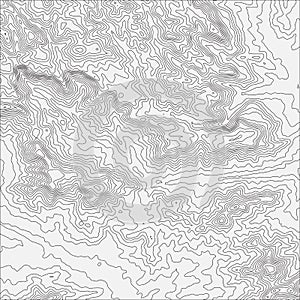 Topographic map background concept with space for your copy. Topo contour map background, vector illustration