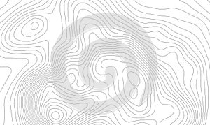 Topographic map background concept with space for your copy. Topography lines art contour , mountain hiking trail