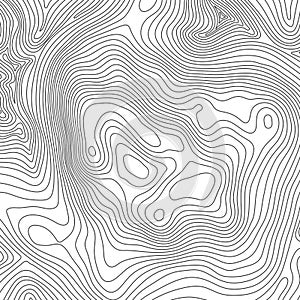 Topographic map background concept with space for your copy. Topography lines art contour , mountain hiking trail