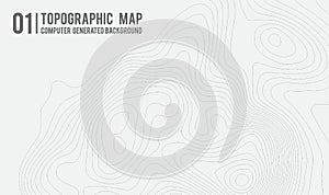 Topographic map background with space for copy . Line topography map contour background , geographic grid abstract