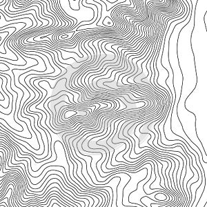 Topographic map background with space for copy . Line topography map contour background , geographic grid abstract