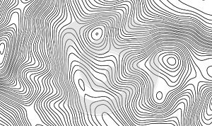 Topographic map contour background. Topo map with elevation