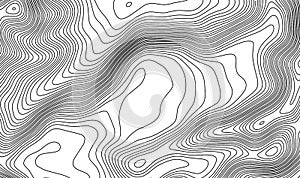 Topographic map contour background. Topo map with elevation. Contour map vector. Geographic World Topography map grid