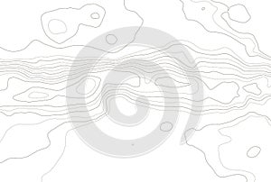 Topographic map contour background. Topography map elevation. Contour map vector. Geographic World Topography map grid.