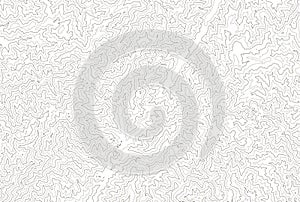 Topographic map contour background. Topography map elevation. Contour map vector. Geographic World Topography map grid.