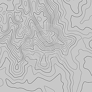 Topographic map lines background. Abstract vector illustration