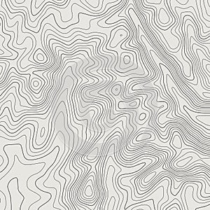 Topographic map lines background. Vector illustration