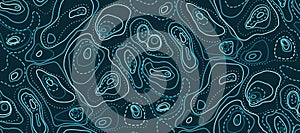 Topographic map lines vector abstract