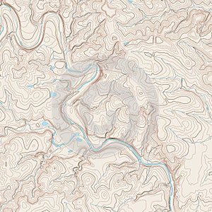 Topographic Map photo