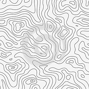 Topographic Map Seamless Pattern