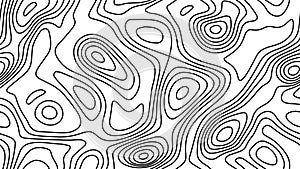 Topographic Map Seamless Pattern. Vector Background tile