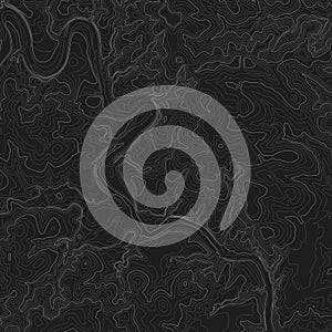 Topographic Map Seamless Pattern. Vector Background