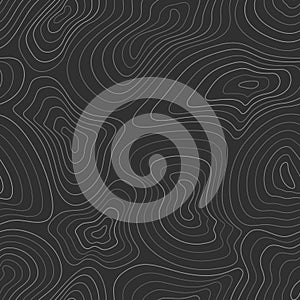 Topographic map, topographer seamless pattern, typography linear background for mapping and audio equalizer backdrop