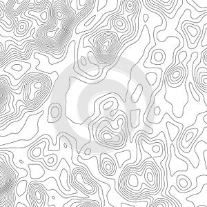 Topography map background. Grid map. Contour. Vector illustration