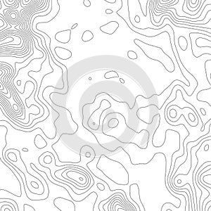 Topography map background. Grid map. Contour. Vector illustration