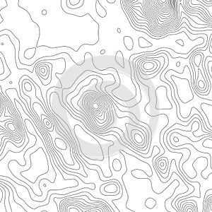 Topography map background. Grid map. Contour. Vector illustration