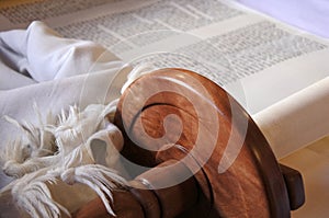 Torah scroll background