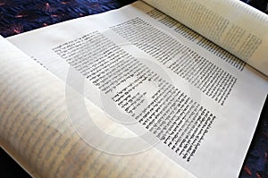 Torah scroll text