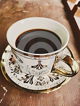 Toraja coffee black cup