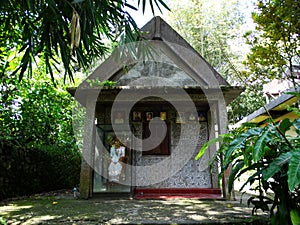 Toraja traditional rock tombs