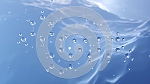 torasemide molecular structure, 3d model molecule, loop diuretics, structural chemical formula view from a microscope