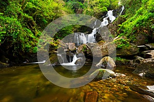 Torc waterfall in Killarney National Park