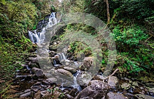 Torc waterfall in Killarney National Park