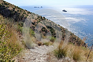 Torca - Scorcio de Li Galli dalla scala dei 700 gradini photo
