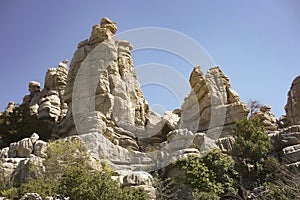 The Torcal de Antequera Malaga Spain