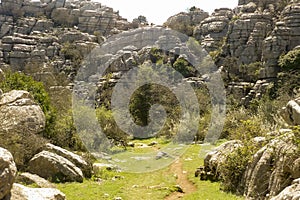 The Torcal de Antequera Malaga Spain