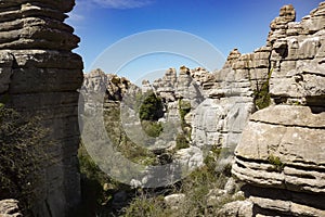 The Torcal de Antequera Malaga Spain