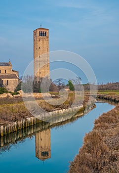 Popolato isola sul settentrionale fine da veneziano laguna più vicino,, 