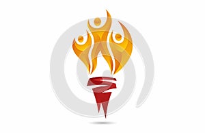 Torch Logo Design