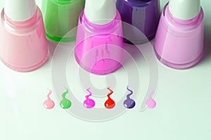 Torch on the wall of an old castle