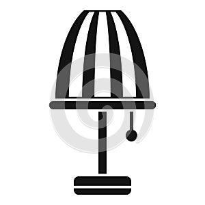Torcher icon simple vector. Light lamp apartment