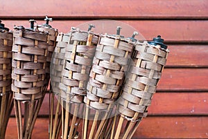 Torches flame Bamboo