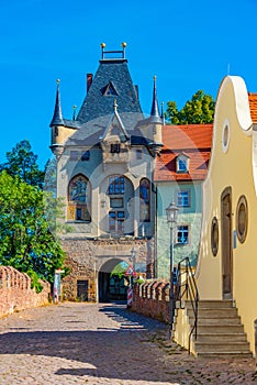 Torhaus gate at Albrechtsburg castle in Meissen, Germany