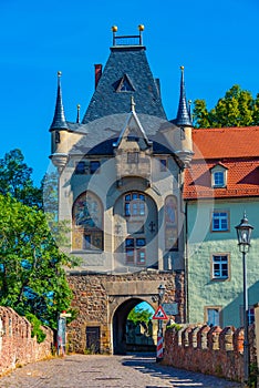 Torhaus gate at Albrechtsburg castle in Meissen, Germany