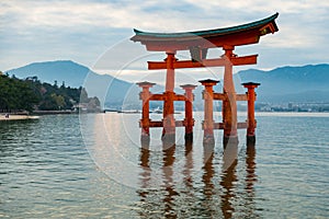 Tori gate on Miyajima Island