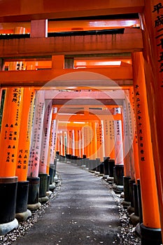 Tori Gates at Shrine in Japan.