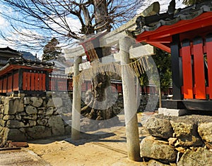 Torii Gate, Daishogun Shrine, Otsu, Japan