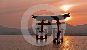 Torii gate, Miyajima, Japan